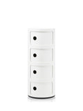 Kartell Componibili Aufbewahrungsbox 4er, H 77 cm