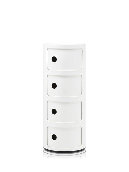 Kartell Componibili Aufbewahrungsbox 4er, H 77 cm