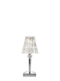 Tischleuchte | Kartell Battery Akku-Tischlampe, H 30 cm - Silber/Transparent von Kartell online kaufen bei LIVINGforme.