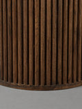 Arda Esstisch Travertin Walnuss Ø 115 cm, Detail