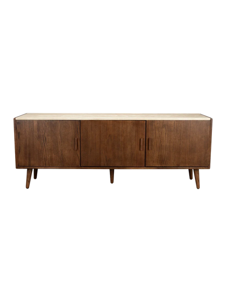 Arda Sideboard Travertin Walnuss, Ansicht 1