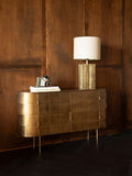 Hanna Sideboard Gold im Raum