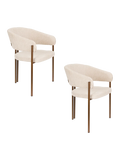 Naida Armlehnstuhl, 2er-Set in Beige, Ansicht 6