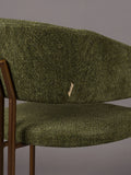 Naida Armlehnstuhl, 2er-Set in Grün, Detail