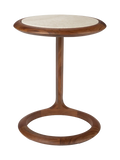 Doppio Beistelltisch Braun/Creme, Ansicht 2