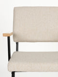 Fellow Armlehnstuhl Off-White, 2er-Set, Detail