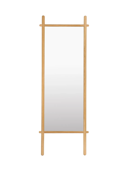 Solene Standspiegel 58 × 160 cm in Natur, Ansicht 1
