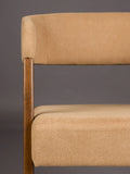 Adamello Armlehnstuhl, 2er-Set in Beige, Detail