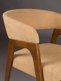 Adamello Armlehnstuhl, 2er-Set in Beige, Detail