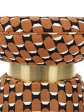 Pin Pouf Braun/Gold, Detail