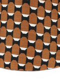 Pin Pouf Braun/Gold, Detail