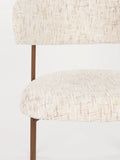 Claes Esszimmerstuhl, 2er-Set in Off-White, Detail