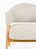 Indy Loungesessel in Hellbraun, Detail
