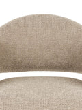 Indy Loungesessel in Dunkelbraun, Detail