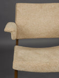 Portland Armlehnstuhl Beige, 2er-Set, Detail