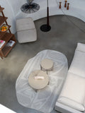 Benjamin Loungesessel Beige im Raum