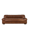 Douglas 3-Sitzer Sofa Leder in Dunkelbraun, Ansicht 1
