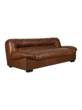 Douglas 3-Sitzer Sofa Leder in Dunkelbraun, Ansicht 2