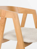 Mads Esszimmerstuhl, 2er-Set in Natur, Detail