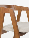 Mads Esszimmerstuhl, 2er-Set in Walnuss, Detail
