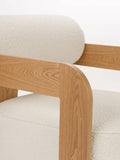 Oolong Loungesessel Beige, Detail