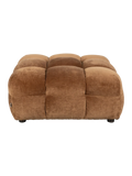 Hackman Hocker Velours in Cognac, Ansicht 1