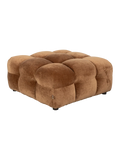 Hackman Hocker Velours in Cognac, Ansicht 2