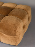 Hackman Hocker Velours in Cognac, Detail