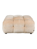 Hackman Hocker Velours in Beige, Ansicht 1