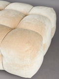 Hackman Hocker Velours in Beige, Detail