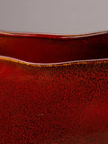 Edna Vase in Rot, Detail
