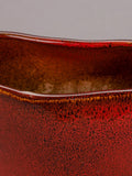 Edna Vase in Rot, Detail