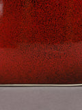 Edna Vase in Rot, Detail