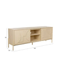 Faces Sideboard Beige, Maßzeichnung