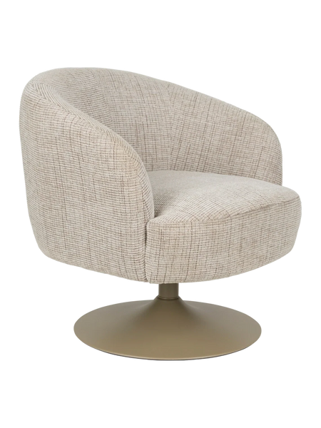 Renate Loungesessel in Beige, Ansicht 1