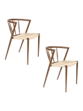 Che Esszimmerstuhl, 2er-Set in Walnuss, Ansicht 6