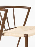 Che Esszimmerstuhl, 2er-Set in Walnuss, Detail