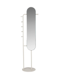 Vero Standspiegel mit Garderobe Beige, Ansicht 1