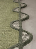 Sugar Lines Teppich Grün 160 × 230 cm, Detail