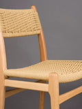 Cecile Esszimmerstuhl, 2er-Set in Natur, Detail