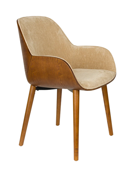 Taylor Armlehnstuhl in Beige, Ansicht 1