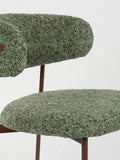 Claes Esszimmerstuhl, 2er-Set in Grün, Detail