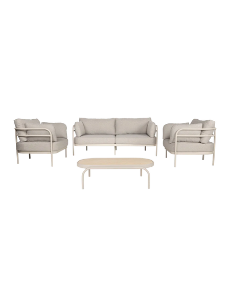 Vista Outdoor-Loungeset Beige, Ansicht 1