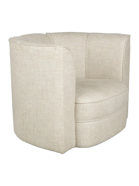 Flower Loungesessel in Beige, Ansicht 1