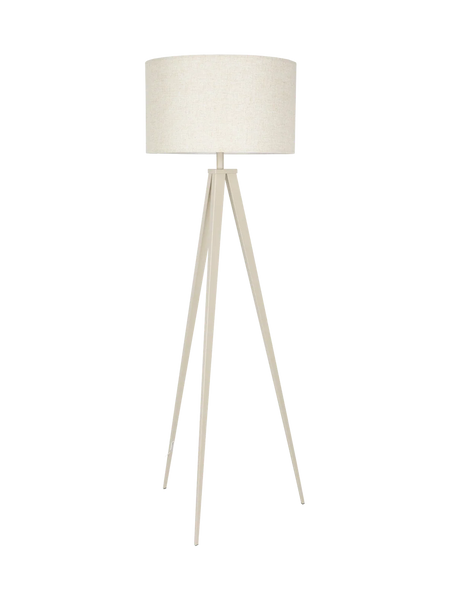 Tripod Stehleuchte in Beige, Ansicht 1