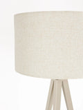 Tripod Stehleuchte in Beige, Detail