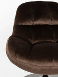 Beefy Loungesessel in Braun, Detail