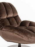 Beefy Loungesessel in Braun, Detail