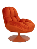 Beefy Loungesessel in Orange, Ansicht 1