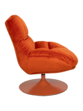 Beefy Loungesessel in Orange, Ansicht 3